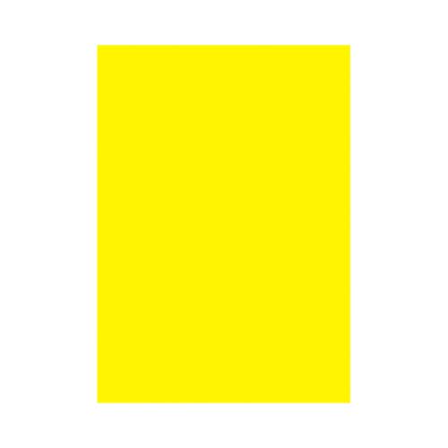 黄ポスター　A4判　無地　50枚