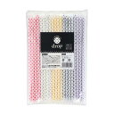 業務用 フレックスストロー 袋入 ドロップ 6mm×21cm 50本