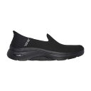 SKECHERS XPb`[Y XbvCY S[EH[N A[`tBbg 2.0 Slip-Ins Go Walk Arch Fit 2.0 - Delara fB[X Xj[J[ EH[LO Xb| nYt[ g킸ɗ y y 125315-BBK