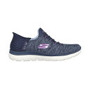 SKECHERS スケッチャーズ スリップインズ サミッツ ダズリング ヘイズ Slip-ins Summits - Dazzling Haze レディース スニーカー ウォーキング スリッポン ハンズフリー 手を使わずに履ける 軽量 軽い 149937W-NVPR