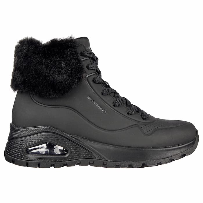 SKECHERS スケッチャーズ ウノ ラギッド-フォール エア UNO RUGGED FALL AIR レディース スニーカーブーツ 167274-BBK