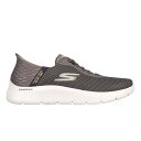 SKECHERS スケッチャーズ スリップインズ ゴーウォーク フレックス ハンズアップ Slip-ins Go Walk Flex-Hands up メンズ スニーカー ウォーキング スリッポン ハンズフリー 手を使わずに履ける 軽量 軽い 216496-BRN