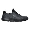 SKECHERS スケッチャーズ サミット フォートン SUMMITS-FORTON メンズ スニーカー ウォーキング ワイド 幅広 軽量 軽い 52813W-BBK