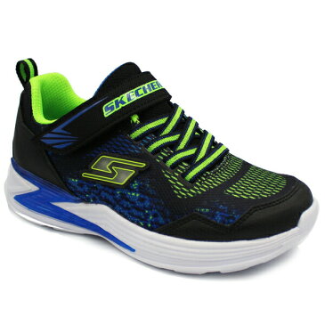 SKECHERS スケッチャーズ エスライト イラプターズ 3 デルオ S LIGHTS ERUPTERS III-DERLO キッズ 子供 スニーカー 光る靴 ブラック/ブルー/ライム 90563L