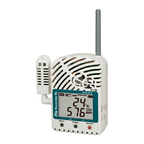 おんどとり CO2/温度/湿度ワイヤレスデータロガー RTR-576 