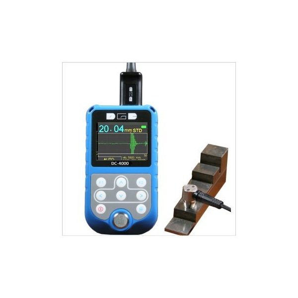 サトテック 超音波厚さ計 DC-4000 (波形表示・データロガー) 超音波探触子D5302付【本体2年保証】