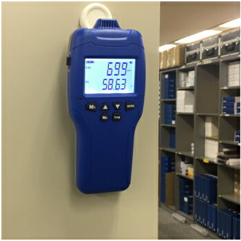 サトテック データロガー CO2濃度計 HJ-CO2-SD 環境測定器（二酸化炭素濃度、温度、湿度、露点、気圧が測定可能）