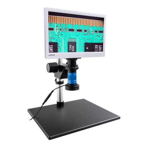 Jスコープ HDMIモニター付マイクロスコープ HF-1000M (USB・画像連結ソフト付)オートフォーカス/200万..