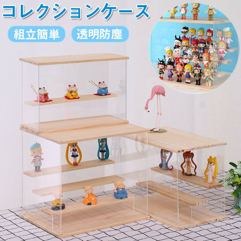 透明 コレクションケース アクリルケース フィギュアケース 大きい ションケース 展示ボックス 展示 ドール 模型 フィギュア 飾り棚 フィギュア収納 推し 人形ケース 収納ケース 人形 趣味のサムネイル