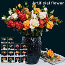 母の日 永生花 プレゼントドライフラワー 枯れない花 花瓶+花セット 卓上 きれい 花瓶 飾り 母の日 お花 プリザーブドフラワー 敬老の日 造花 花材 水入れ...