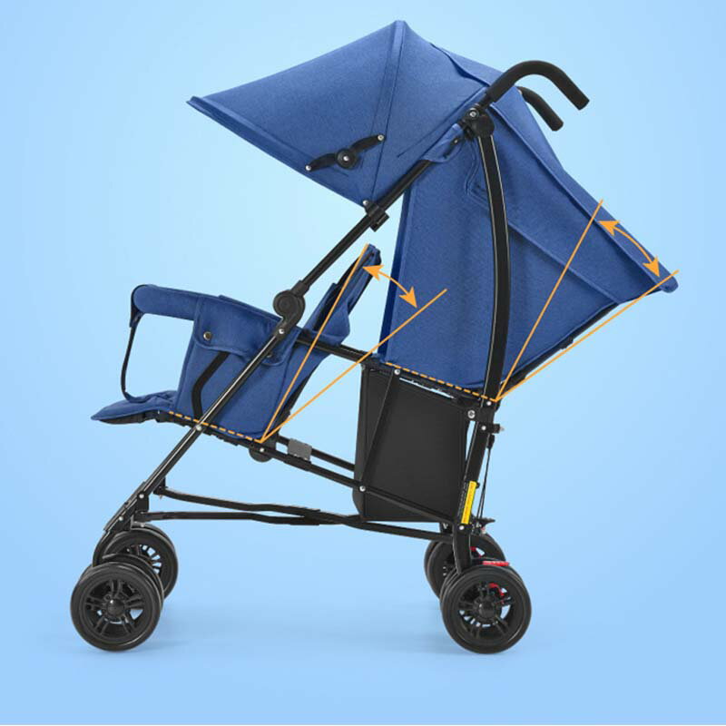 ＼お買い物マラソン先着クーポン+ 全品P5倍！／【＜1000円割引限定＞限定1000円OFF特別クーポン】二人乗りベビーカー 新生児から ベビーカー 双子用 兄弟 姉妹 出産準備 軽量 2人乗り ベビーカー