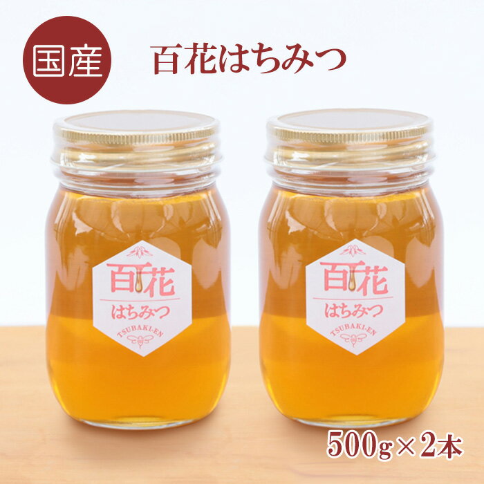 【国産 送料無料】百花はちみつ 内容量500g×2本【ハチミツ 蜂蜜 百花蜜 非加熱 無添加 純粋 生産者直送 産地直送 日本産 健康食品 愛知県 稲沢市 産直 瓶 濃厚 】