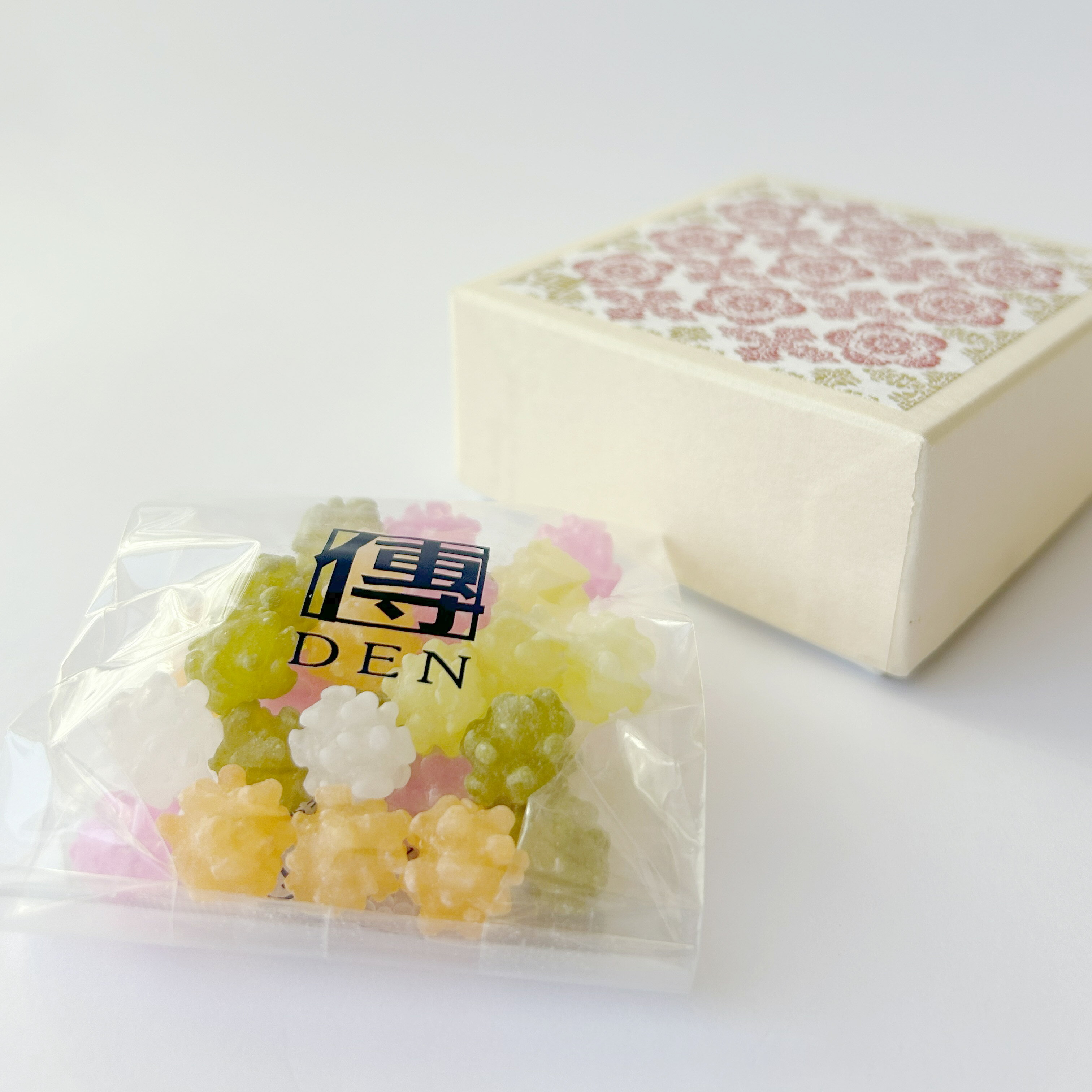 奈良こんふぇいと いろは 箱入り 40g 梅 生姜 抹茶 ハッカ ニッキ 和風 詰合せ 金平糖 こんぺいとう コ..