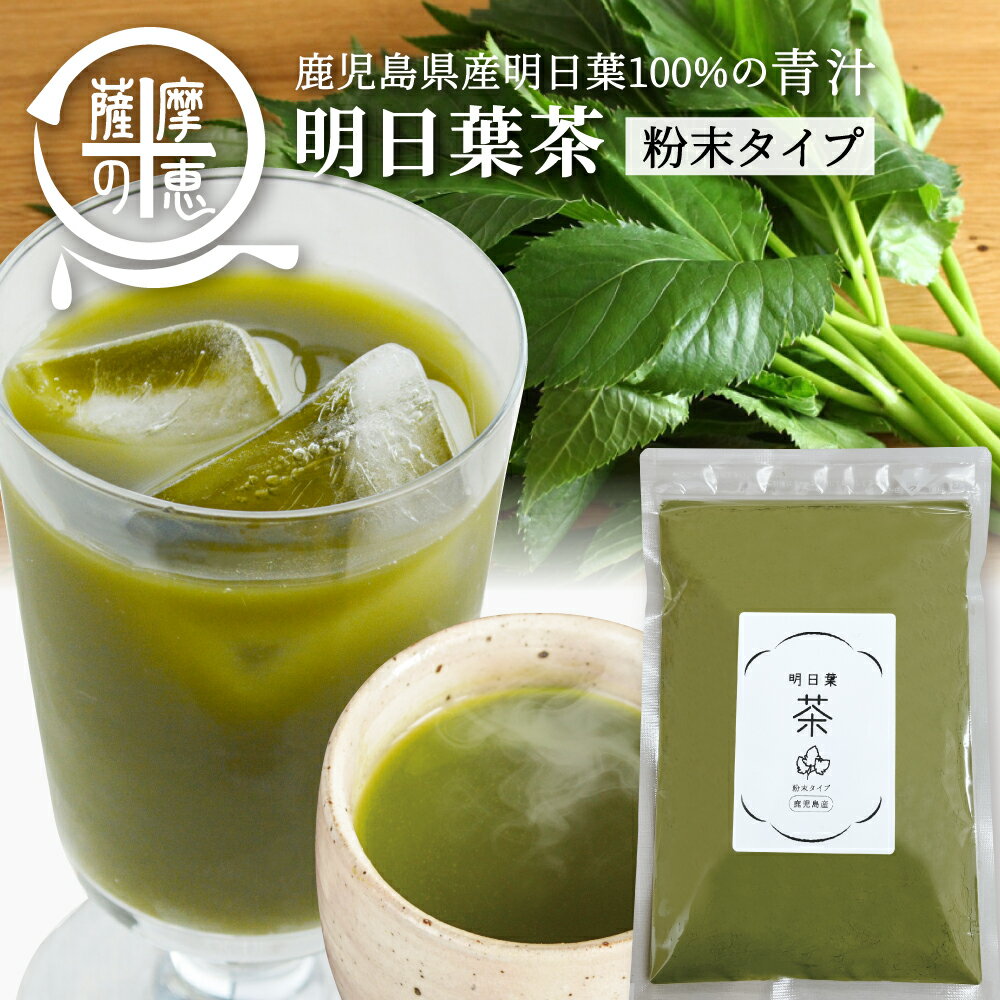 ★店内商品3点でP10倍 24日2時迄★ 明日葉茶 100g 鹿児島県産 1000円ポッキリ 青汁 国産 九州産 青汁の日 送料無料 無添加 粉末 食物繊維 ダイエット 間食 栄養補給 こども 無着色 無糖 砂糖不使用