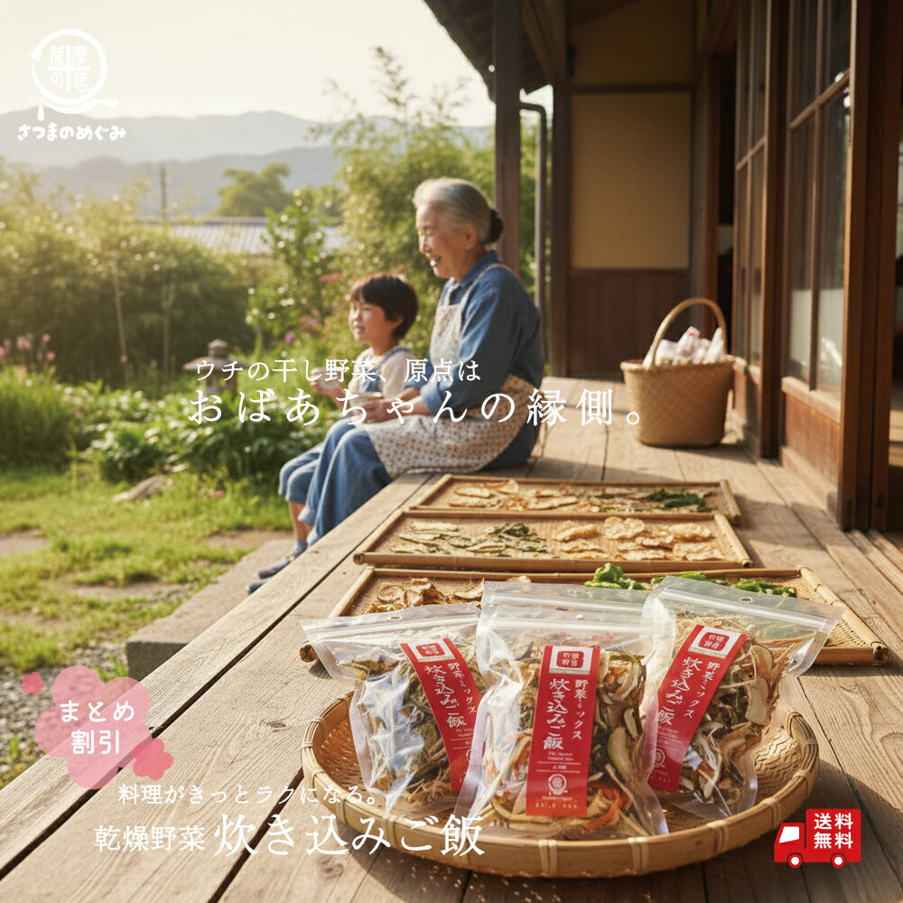 【国産100％使用】まとめ割 乾燥野菜 炊き込みご飯 15gx11pc 九州産 非常食 保存食 防災食 長期保存 干..