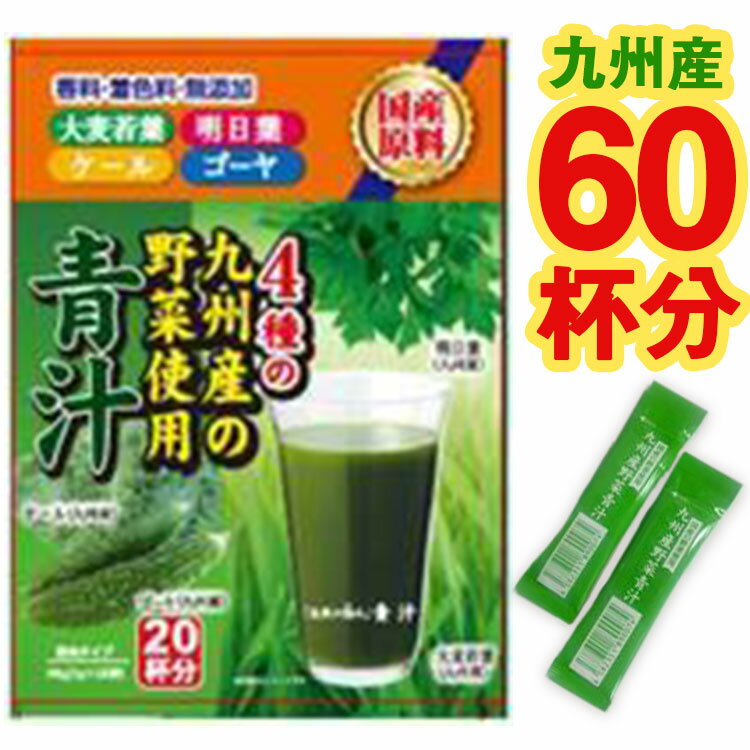 九州産野菜使用 自然の極み 青汁 20包×3箱