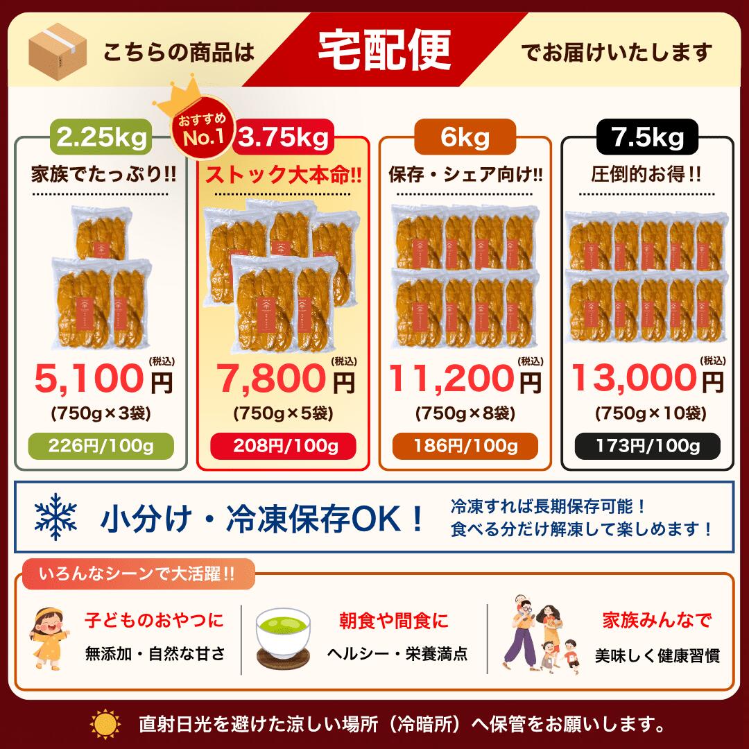 【セール限定！ 10％OFFクーポン！】《指宿やさいの王国》訳あり 干し芋 紅はるか 産地直送 農家直送 生産者厳選 750g〜7.5kg 国産 無添加 ほしいも 規格外 訳アリ 干しいも 徳用 スイーツ お菓子 和菓子 さつまいも お取り寄せ 常温保存 ネコポス satsumarche-10000002 サツマルシェ 楽天市場店 サンプル画像3