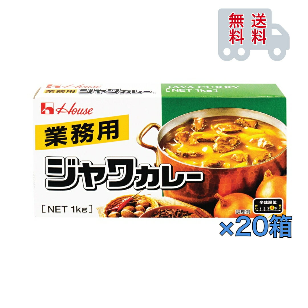 ハウス ジャワカレー 業務用 1kg×20箱 セット