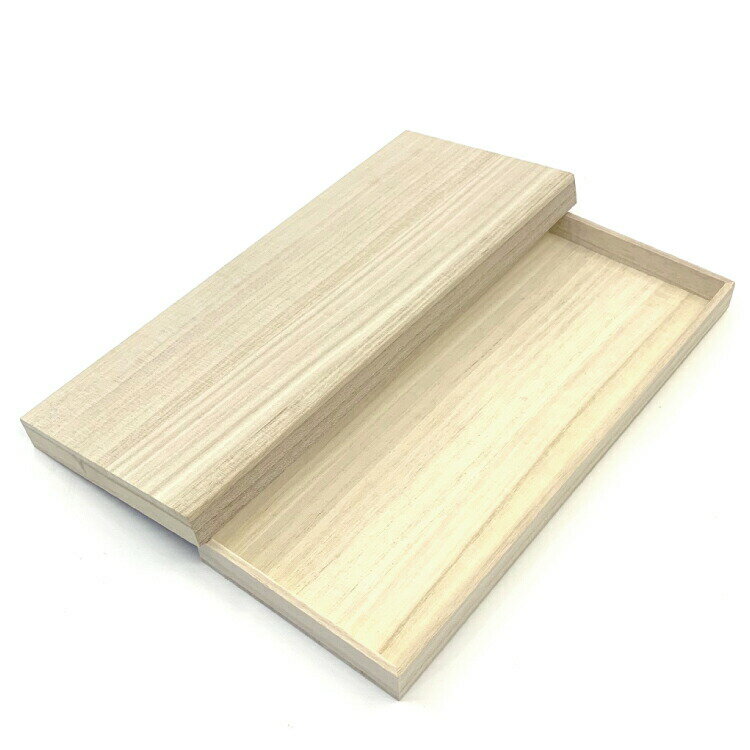 贈答品用総桐箱 木箱 大 かぶせ蓋 外寸約10.8cm×26.5cm×2.0cm 使い方いろいろ 白木 桐箱 ギフトボックス