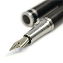 滑らかな書き味でスベるようにスラスラ筆が走る万年筆 BAOER万年筆 黒 0.5mm 文房具 筆記具 デスク オフィス 契約書類 サイン(3)