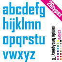 26文字セット 英字小文字 ステッカー 英語26スペル シール【font ステッカー !店長オススメ!】 【自作用や新店舗祝いの贈り物やプレゼント】フォント/文...