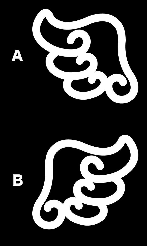 携帯電話・スマホ等に！ 【車やバイクにも！】羽・ウイングマークミニステッカー【カラー10種類】天使..