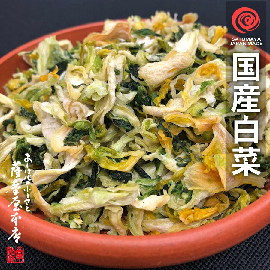 国産乾燥白菜 100g 国産乾燥野菜シリーズ はくさい エアドライ 低温熱風乾燥製法 九州産 熊本県 ...