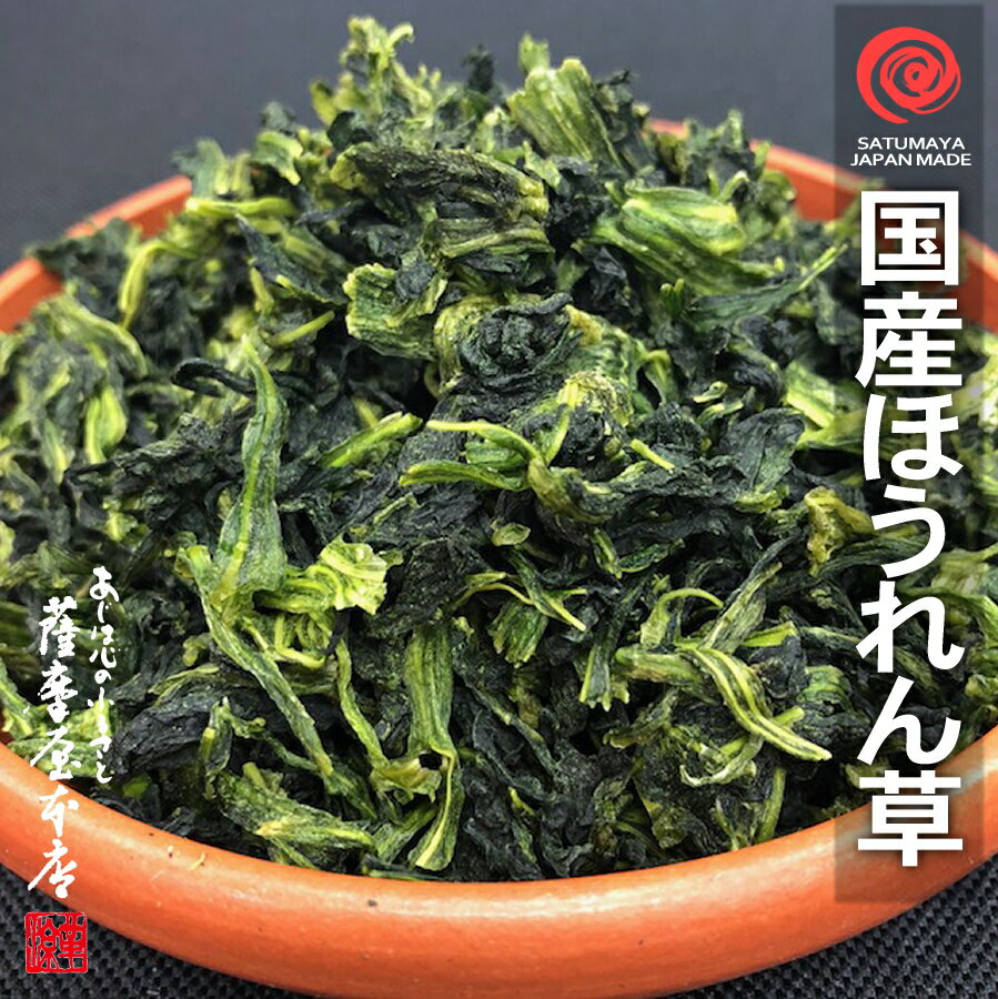 国産乾燥ほうれん草 3kg（1kg×3袋） 国産乾燥野菜シリーズ 送料無料 エアドライ 低温熱風乾燥製法 九州..