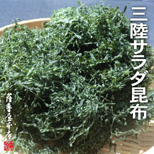 岩手県三陸産 サラダこんぶ すき昆布 100g 乾燥 こんぶ 岩手 三陸 わかめ こんぶ 干し