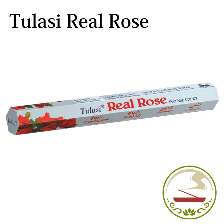 お香 スティック Tulasi リアルローズ おしゃれ ローズ リラックス ギフト インド香 再入荷