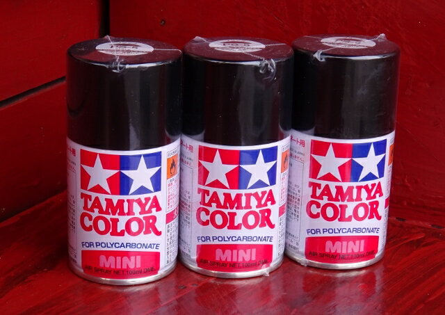 ★▲タミヤカラーミニ（100ml）【ブラック】3本,PS-3（レターパック）