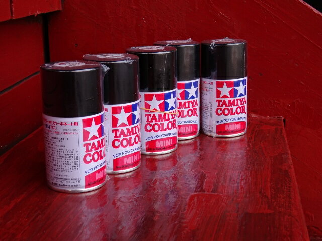 ★▲タミヤカラーミニ（100ml）【ブラック】5本,PS-5（レターパック）
