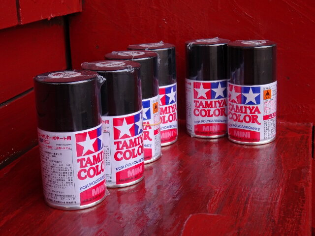 ★▲タミヤカラーミニ（100ml）【ブラック】6本,PS-6（レターパック）