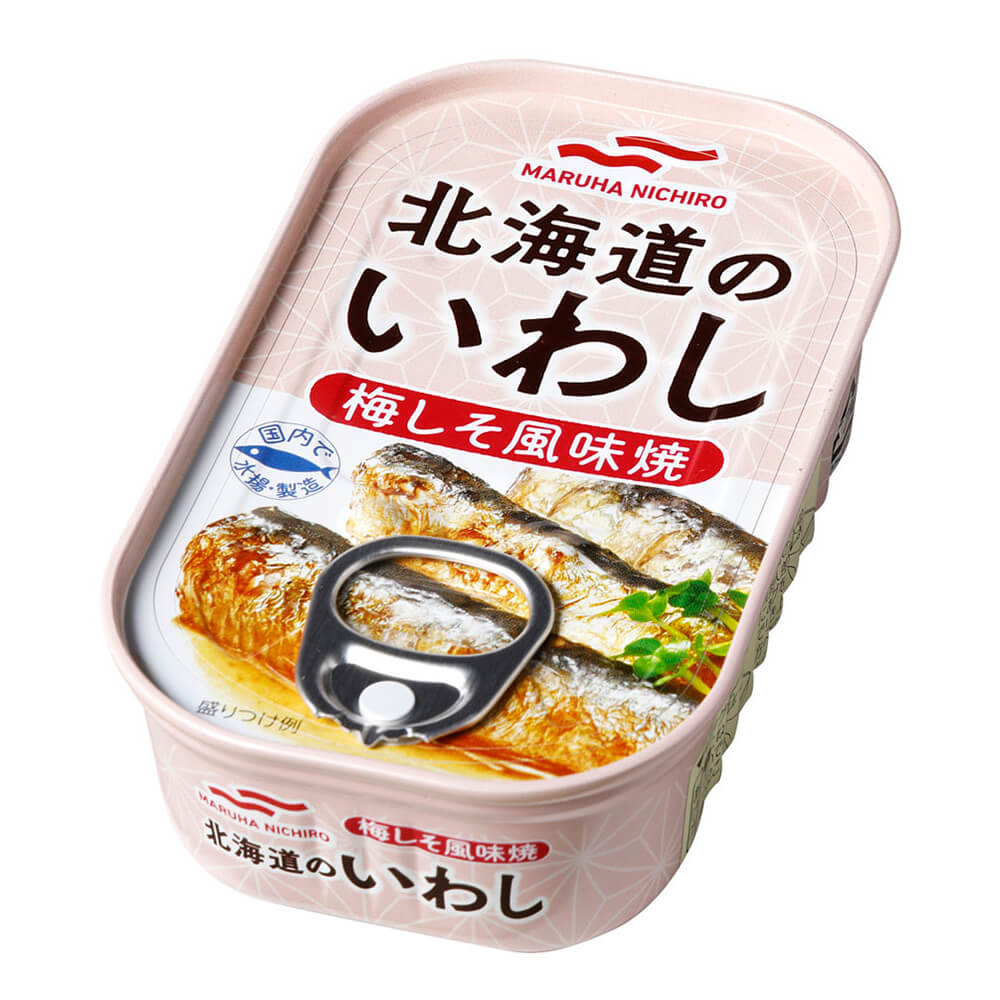 マルハニチロ 北海道のいわし 梅しそ風味焼 缶詰 85g×60缶 送料無料(一部地域を除く)