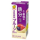 マルサンアイ 1日分の鉄分 豆乳飲料 プルーンmix 200ml×48本 送料無料(一部地域を除く)