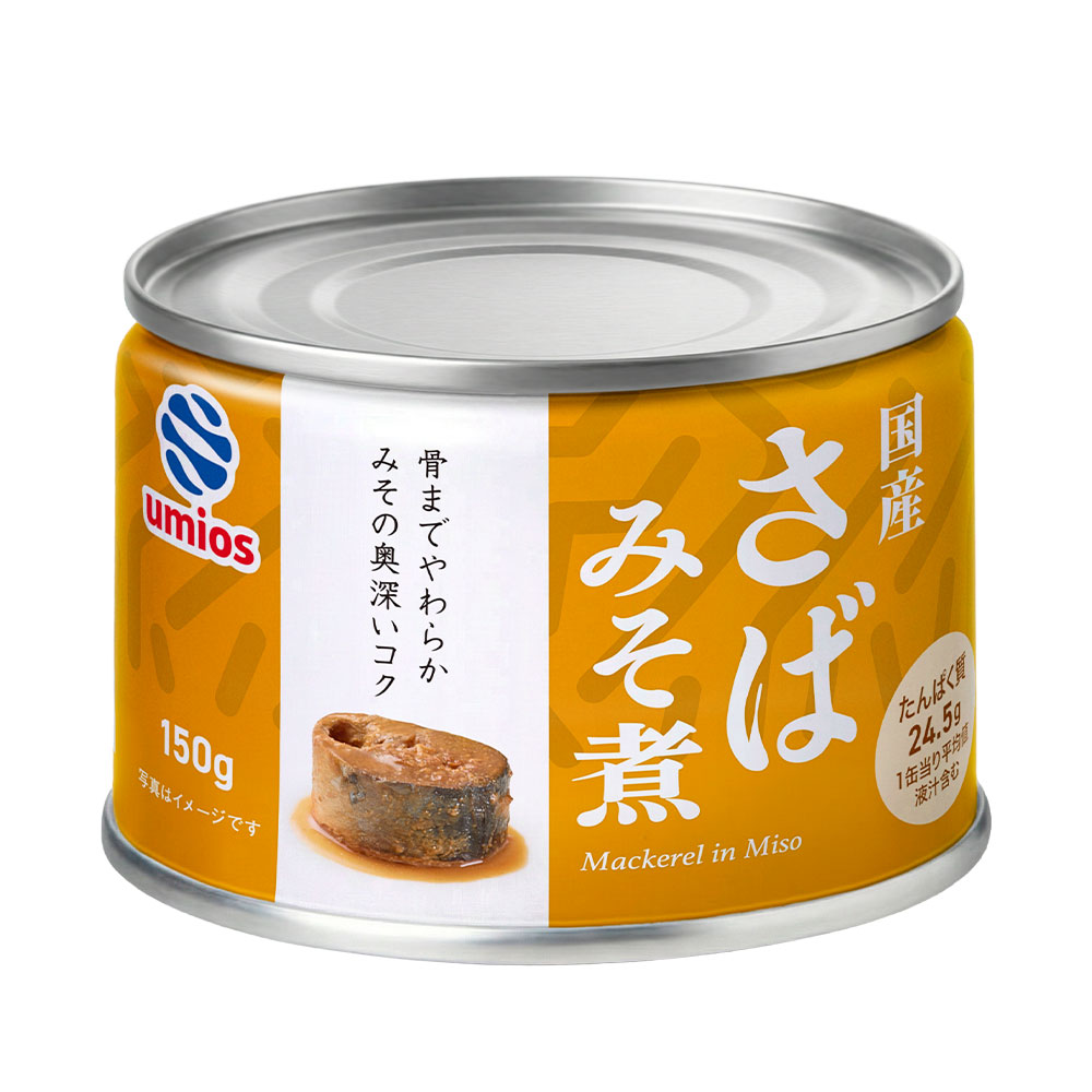 Rakuten - Umios(旧マルハニチロ) さばみそ煮 缶詰 150g×24缶 送料無料