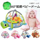 30個ボール付 360°知育ベビードーム おすすめ 誕生日プレゼント 知育 おもちゃ 赤ちゃん ベビージム プレイジム プレイマット 誕生日プレゼント 男の子 ...