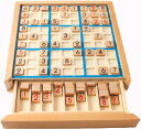 ナンプレ 玩具 初心者 簡単 知育玩具・学習玩具 小学生 木製 ナンバープレース数独 ナンプレ 引き出し付きボードゲーム (カラフル) - 数学脳ティーザー お...