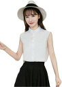 レディース 袖なしシャツ オープンシャツ ノースリーブ 春秋 夏 ボトム タイト 着痩せ OL オフィス トップス XS-2XL Tシャツ ファッション