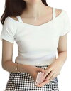 レディース tシャツ 半袖 肩出し ボートネック セクシー タイト半袖 カットソー コットン 通勤 無地 トップス 夏服 フィットTシャツ ファッション