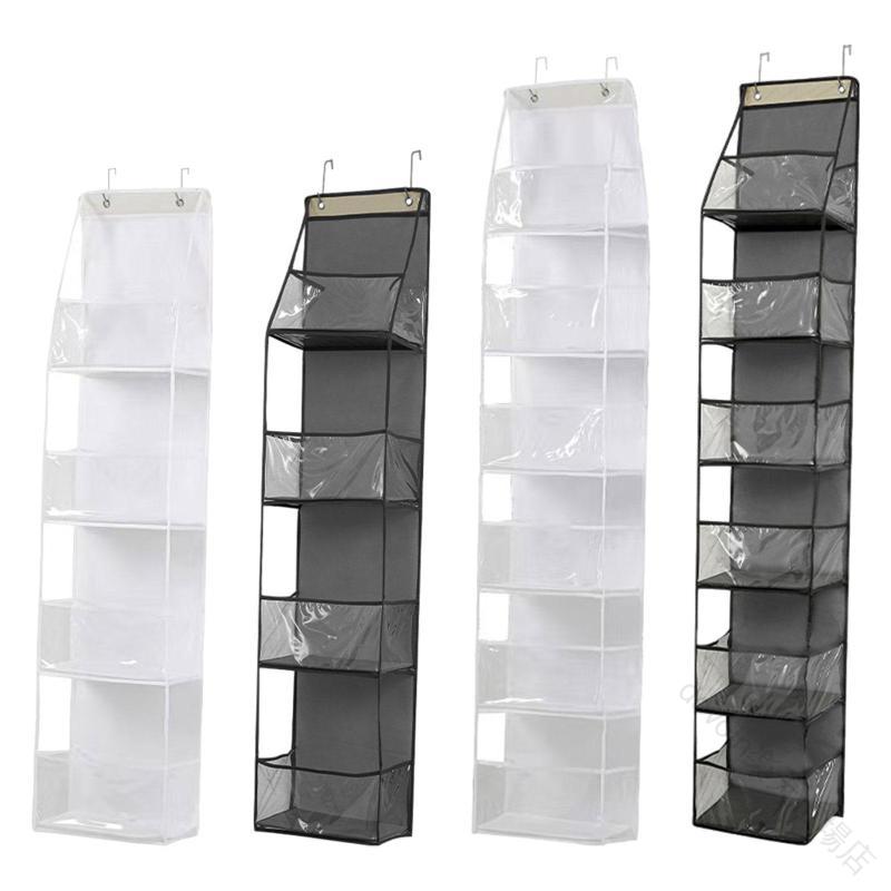 ドア裏収納ドア吊り下げ収納ラック耐久性に優れた透明窓付き寮用収納ドア壁マウントタイプ寝室やクローゼットの便利なオーガナイザーラック