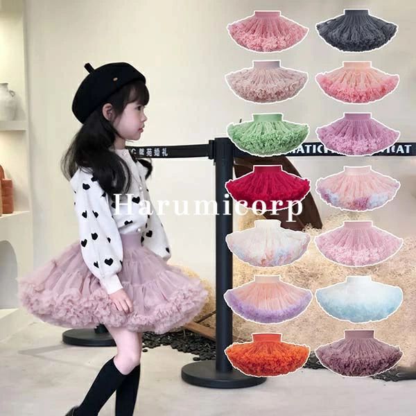 新体操 バレエ用品 ボトムス ベビー服 女の子 キッズ スカート