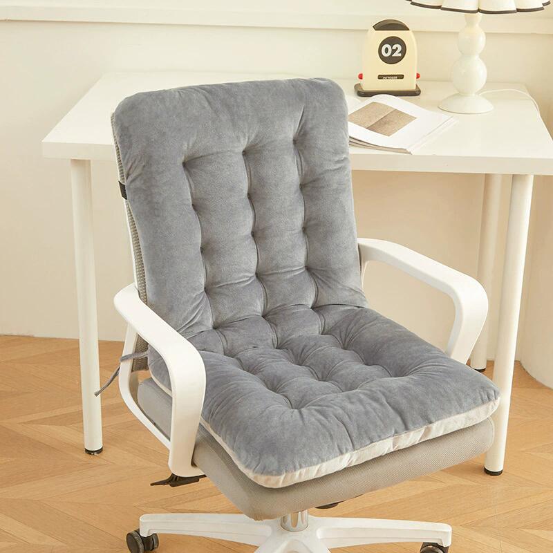 座布団 クッション 低反発 椅子用 四角 低反発マットレス 無地 座布団カバー 厚め 厚手 ふわふわ 45x 85cm 座り心地 チェアクッション オフィスチェア用 おしゃれ シンプル