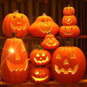 送料無料 ハロウィン かぼちゃ 装飾 パンプキンライト LEDライト 電池式 ハロウィーン 置物 diy シミュレーションパンプキン ハロウィン小道具 南瓜置物 屋外 学校 オーナメント オブジェ イベント HALLOWEEN お化け インテリア 店舗部屋 店舗装飾 楽天海外通販