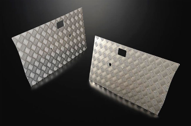 MotorFarm (モーターファーム） ジムニードアインナーパネル SJ30 JA11 71用 アルミ縞板製