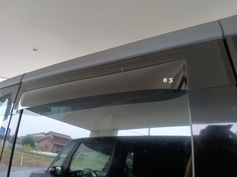 オックスバイザー（OXバイザー） サイドバイザー （ドアバイザー） スポーティーカット デリカD：5 CV5W・CV4W・CV2W・CV1W リア用 OXR-308 【受注生産品約2週間】
