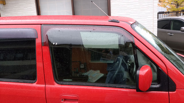 オックスバイザー（OXバイザー） サイドバイザー （ドアバイザー） スポーティーカット AZワゴン/ワゴンR・スティングレー フロント用 SP-47 【受注生産品約2週間】