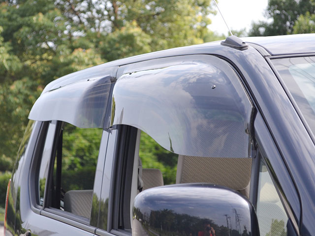 オックスバイザー（OXバイザー） サイドバイザー （ドアバイザー） スポーティーカット フレア MJ34S・MJ44S/ワゴンR・スティングレー MH34S・MH44S フロント用 SP-93 【受注生産品約2週間】