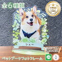 ペット ブーケフォトフレーム【グリーンフローラ】犬 猫 愛犬 愛猫 メモリアル 花 ブーケ メモリアルグッズ グッズ 写真 お悔やみ お悔み 贈り物 ペットグッズ かわいい オーダーメイド オリジナル 遺影 仏具 位牌 ペット供養 記念 記念品 誕生日 写真立て フォト 思い出
