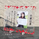 卒業証書 【祝い梅】 卒業 卒業式 卒業生 卒業アルバム 記念 卒業記念品 卒業祝い お祝い 全面印刷 フォトフレーム 写真立て 学校 小学校 中学校 高校 高等学校 生徒 思い出 3月 三月 アクリル 表彰 表彰状 プレゼント 贈り物 Savoia